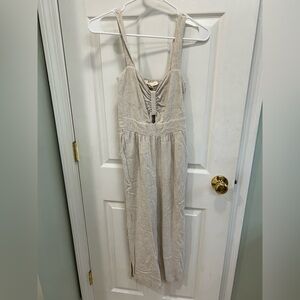Monteau Light Beige Sleeveless Top